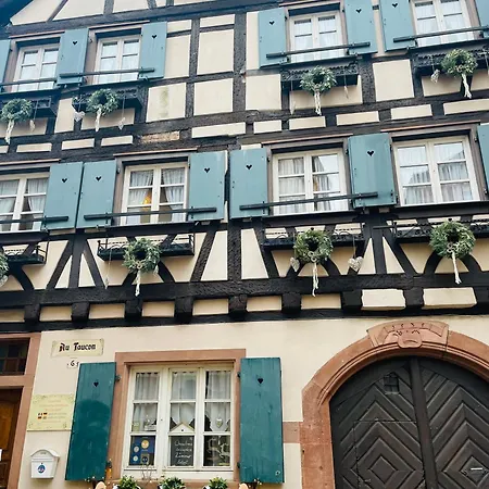 Historisches Gaestehaus Au Faucon Von 1535 Konukevi Wissembourg