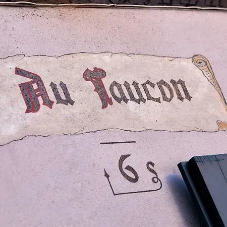 Historisches Au Faucon Von 1535 Gasthof Wissembourg